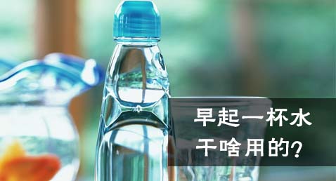 早起一杯水，干啥用的？